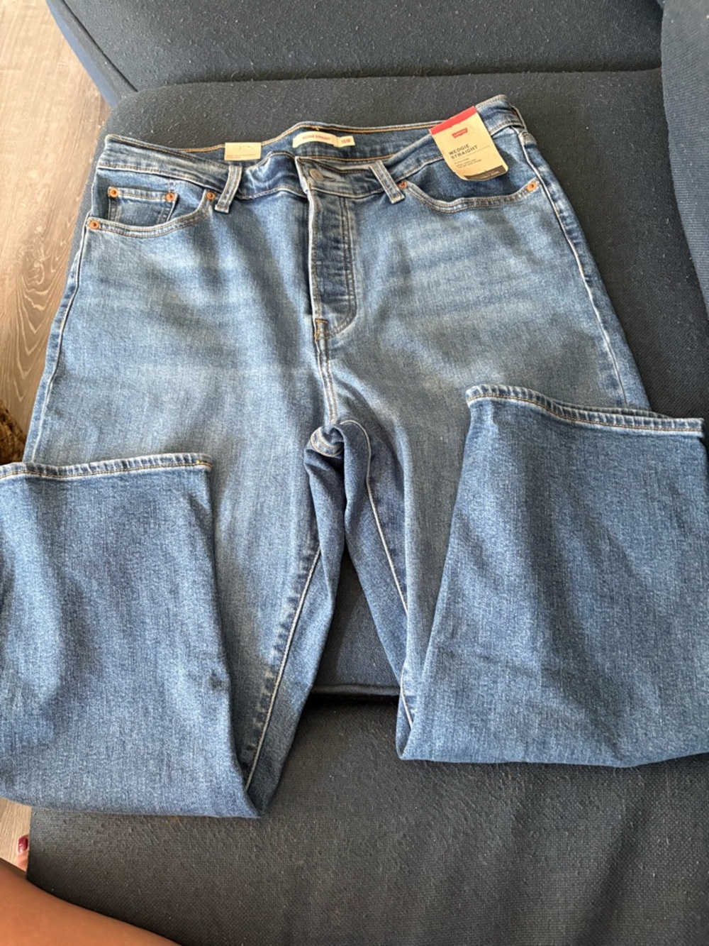 NWT Levi's Wedgie Straight Jeans. Size 16W.